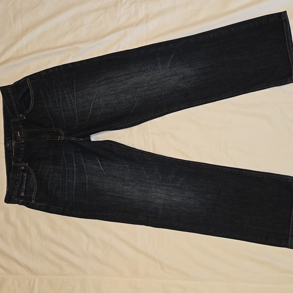 Lucky Brand Men's 181 Relaxed Straight Leg Classic Dark Demim Jeans